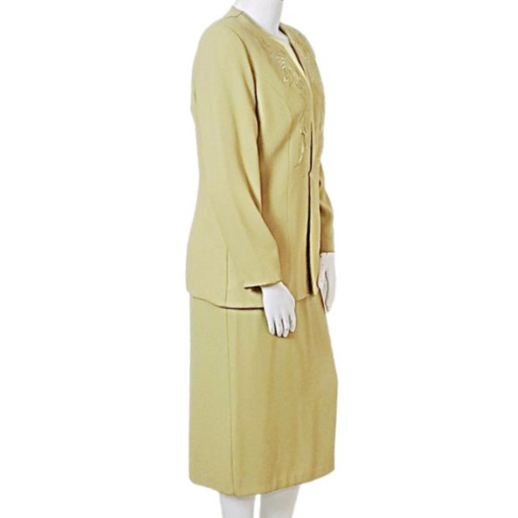 Caramia 2-Piece Green Skirt Suit - Picture 5 of 5